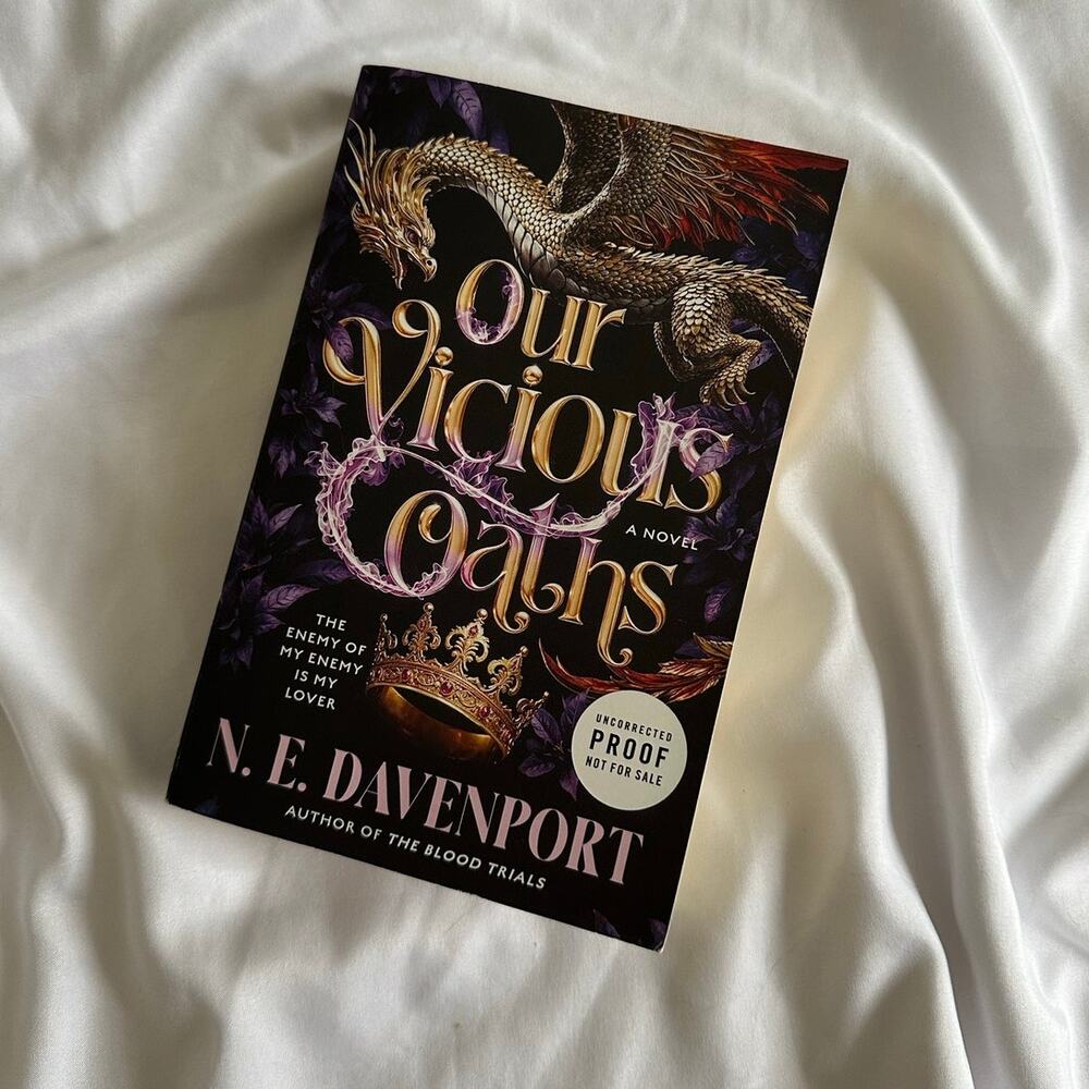 Our Vicious Oaths By N.E. Davenport Advanced Readers Copy ARC Paperback